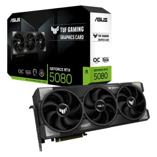 Placa de Vídeo Asus TUF Gaming GeForce RTX5080 OC 16GB GDDR7 PCI-Express