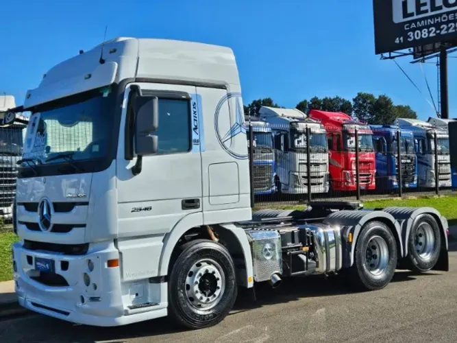 Mb Actros 2546 6x2 Ano 2019 Automático Histórico de manutenção na concessionária
