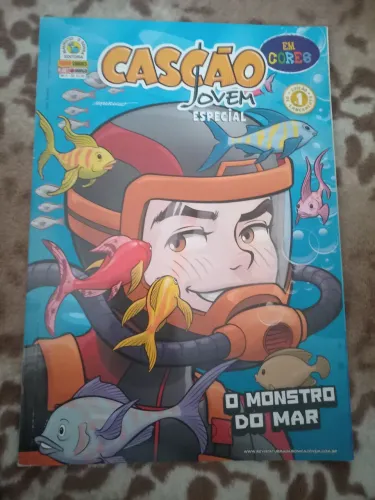 ?Gibi Cascão Jovem Especial Em Cores Nº 1 - O Monstro do Mar