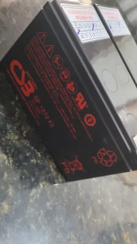 Bateria CSB para Nobreak 12v 7,2Ah