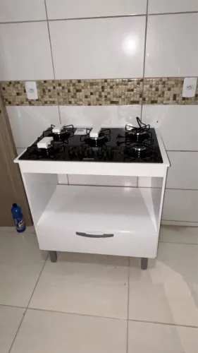 Armário para cooktop 5 bocas