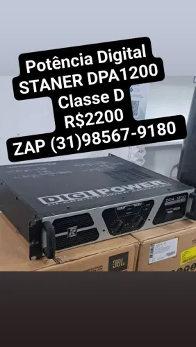 Staner DPA1200 potência NÃO ACEITO TROCA