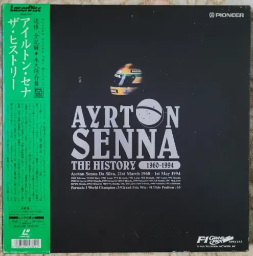 Laserdisc Box Edição Colecionador Ayrton Senna - Laser Disc