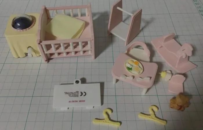 Sylvanian families quarto do bebê