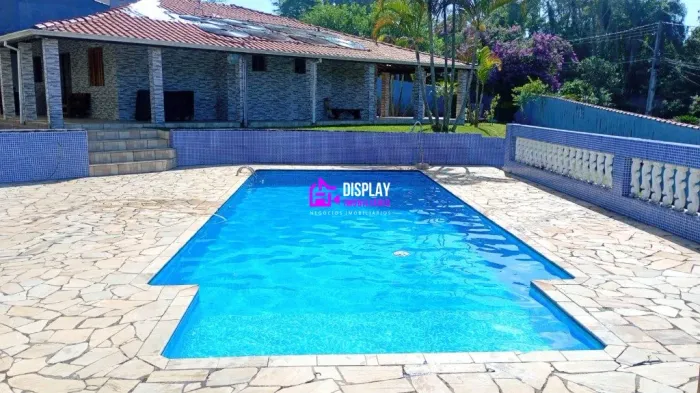chácara à venda em condomínio fechado com 6 dormitórios., piscina, jardim