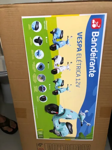 Patinete vespa infantil brinquedo ( venda ou troca)