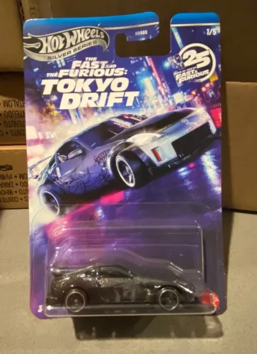Hot Wheels Silver Series Fast and Furious Nissan 350Z Custom Tokyo Drift -Velozes Furiosos