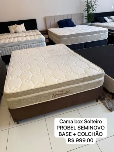 Cama Box Solteiro PROBEL SEMINOVO - ENTREGAMOS