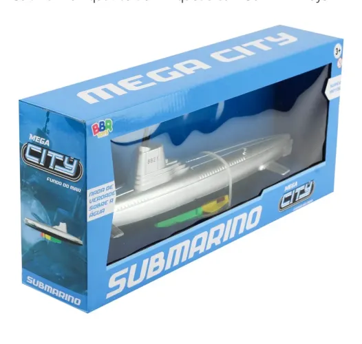 Submarino Aquatico de Brinquedo com Som BBR Toys