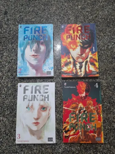 Mangá FIRE PUNCH (Volumes 1, 2, 3 e 4). Valor negociável !