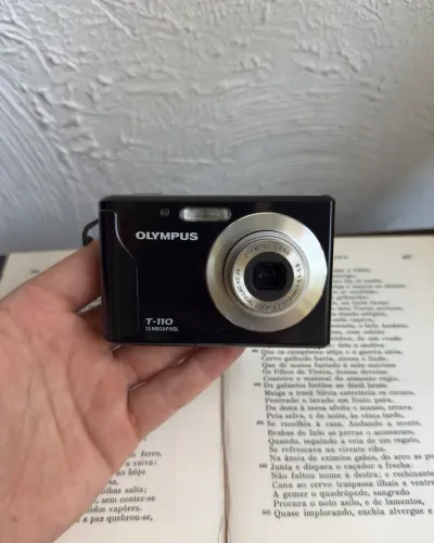 cybershot olympus t110 completa - pronta pra uso!