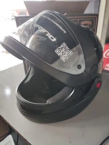 Capacete San Marino Taurus Preto Classic Automático Todos tamanhos