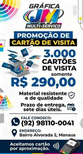Cartão de visita. 3000 na promoção R$ 290,00