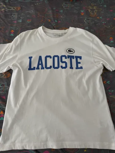 Camiseta Lacoste Branc Original