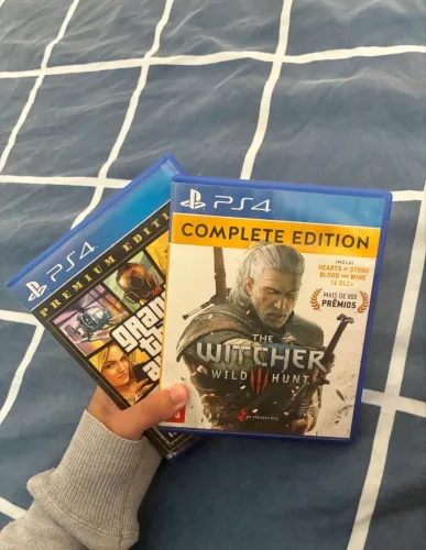 GTA V E THE WITCHER 3 PS4 150$