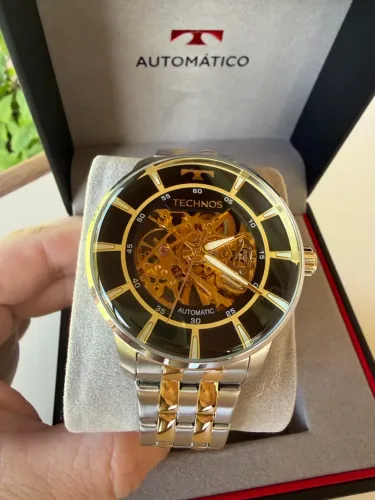Relógio Technos automático SKELETON NOVO E ORIGINAL!