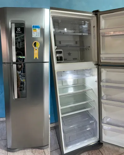 Geladeira Electrolux Frost Free Inox 402L - 127V | Entrega Grátis + 3 Mês de Garantia