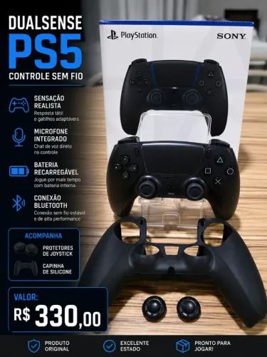 Controle PS5 DualSense Midnight Black