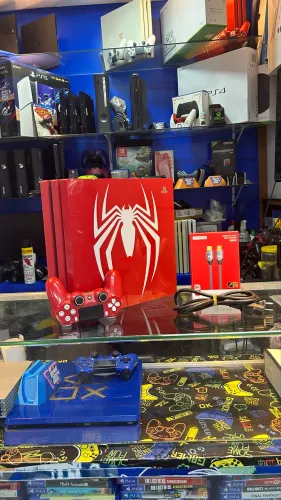 Ps4 Pro 10Bloqueado Loja Física Garantia Parcelo Troco Edição Homem Aranha