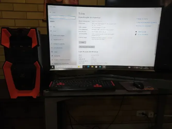 Computador Completo com Monitor Acer 21,5" - Excelente estado!
