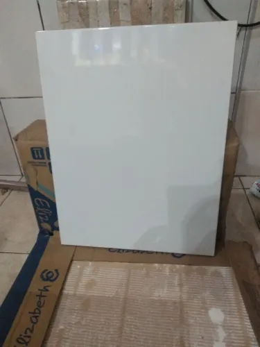Revestimento de parede branco, 25 caixas 