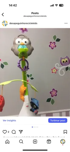 Móbile para berço Fisher Price