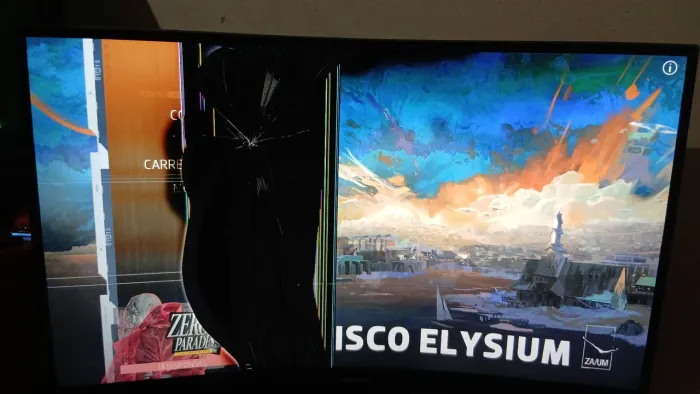 Samsung odyssey G5 quebrado!!!!!