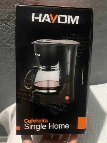 Cafeteria elétrica 220v com copo de vidro