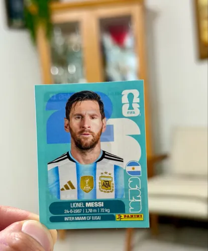 Figurinha Lionel Messi Regular Base - Copa Do Mundo 2026 Panini