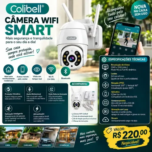 Câmera Wi-fi Smart