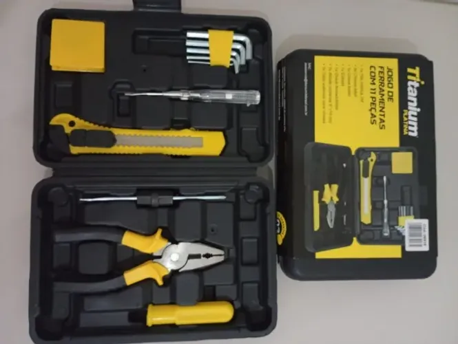 Jogo de Ferramentas para Casa Titanium com 11 Peças