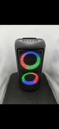 CAIXA DE SOM BLUETOOTH KTS-1296 3"X2 RÁDIO FM. * NOVA *