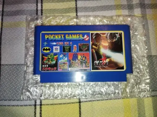 CARTUCHO MULTI JOGOS FAMICON, DYNAVISION, NES 60 PINOS 