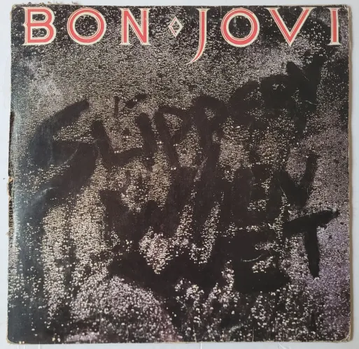 LP usado nacional Slippery When Wet, Bon Jovi