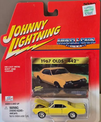 Miniatura Premium Johnny Lightning 1967 Oldsmobile 442 Muscle Cars USA