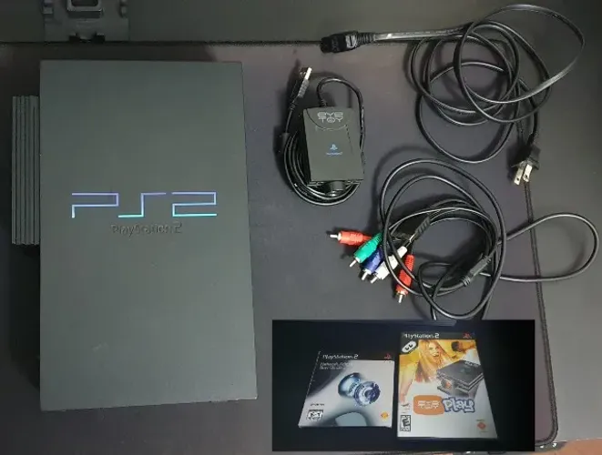 Playstation 2 Fat (scph-39001) Desblq + Eyetoy + Ethernet