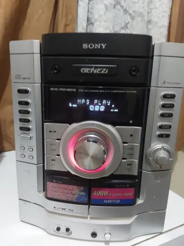 Sistema de som Sony Genezi MHC-RG490S com 3-disc