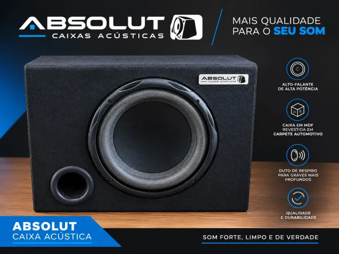 Caixa Amplificada Absolut Universal 8 - 200W RMS