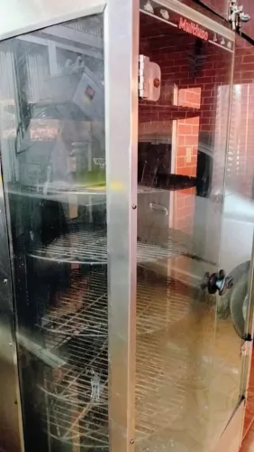 Máquina de assar frango e carne marca progas assar até 45 frangos