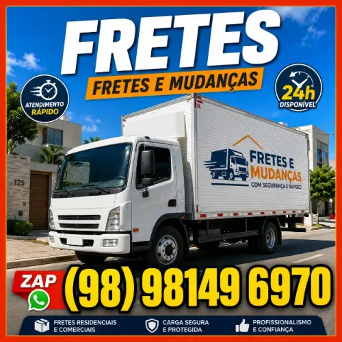 Fretes e Mudanças com Pontualidade e Zelo 