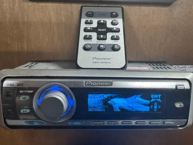 Cd radio Bluetooth controle pioneer deh-p7780mp golfinho vários gráficos  só 2000,00