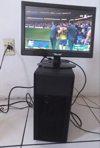 PC COMPLETO I3 CONFIGURADO PRONTO PARA USO - MONITOR TELA 17 HDMI/VGA 580 PRA HOJE