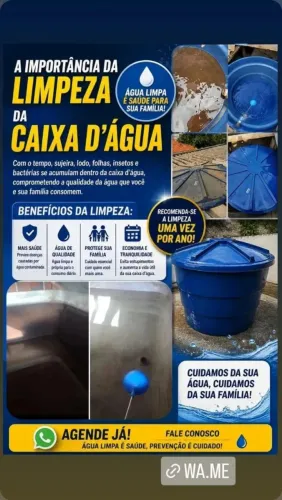 Limpeza de caixa d'água