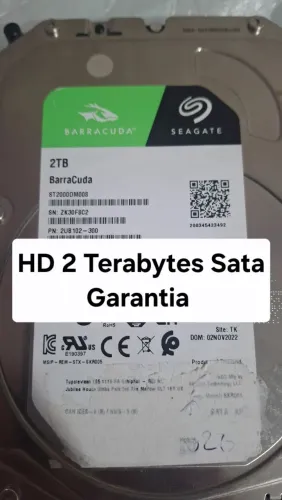 HD 2 Terabytes Sata - Garantia.
