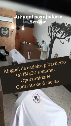 Aluguel de cadeira p barbeiro
