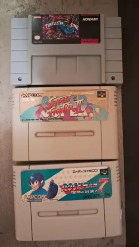 Lote cartuchos paralelos super Nintendo