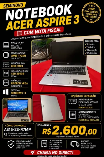Notebook Acer Aspire 3