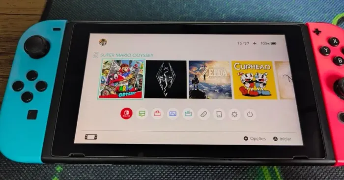 Nintendo Switch V1 - Desbloqueável via Software - APRESENTA ERRO EM ALGUNS JOGOS