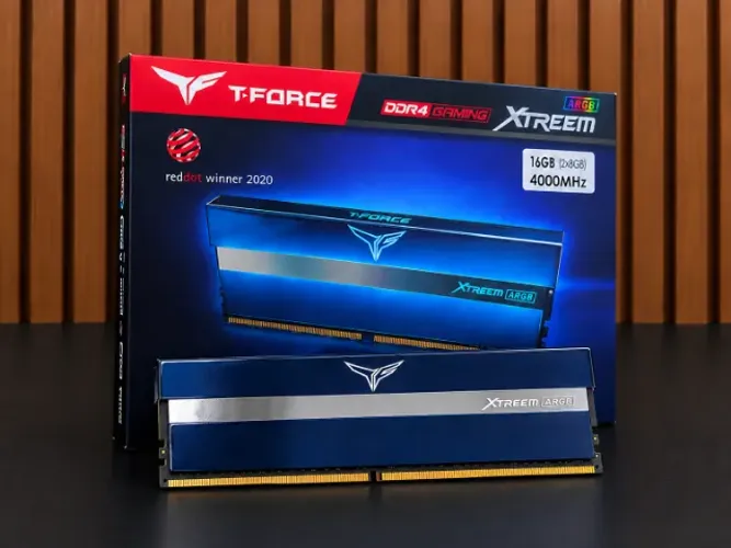 Memória RAM T-Force 8GB (1x8GB) 4000MHz ARGB