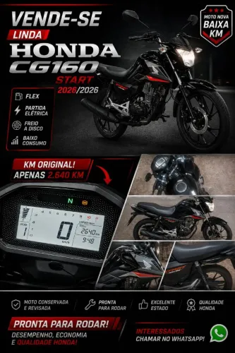 HONDA CG 160 START. 2026/2026